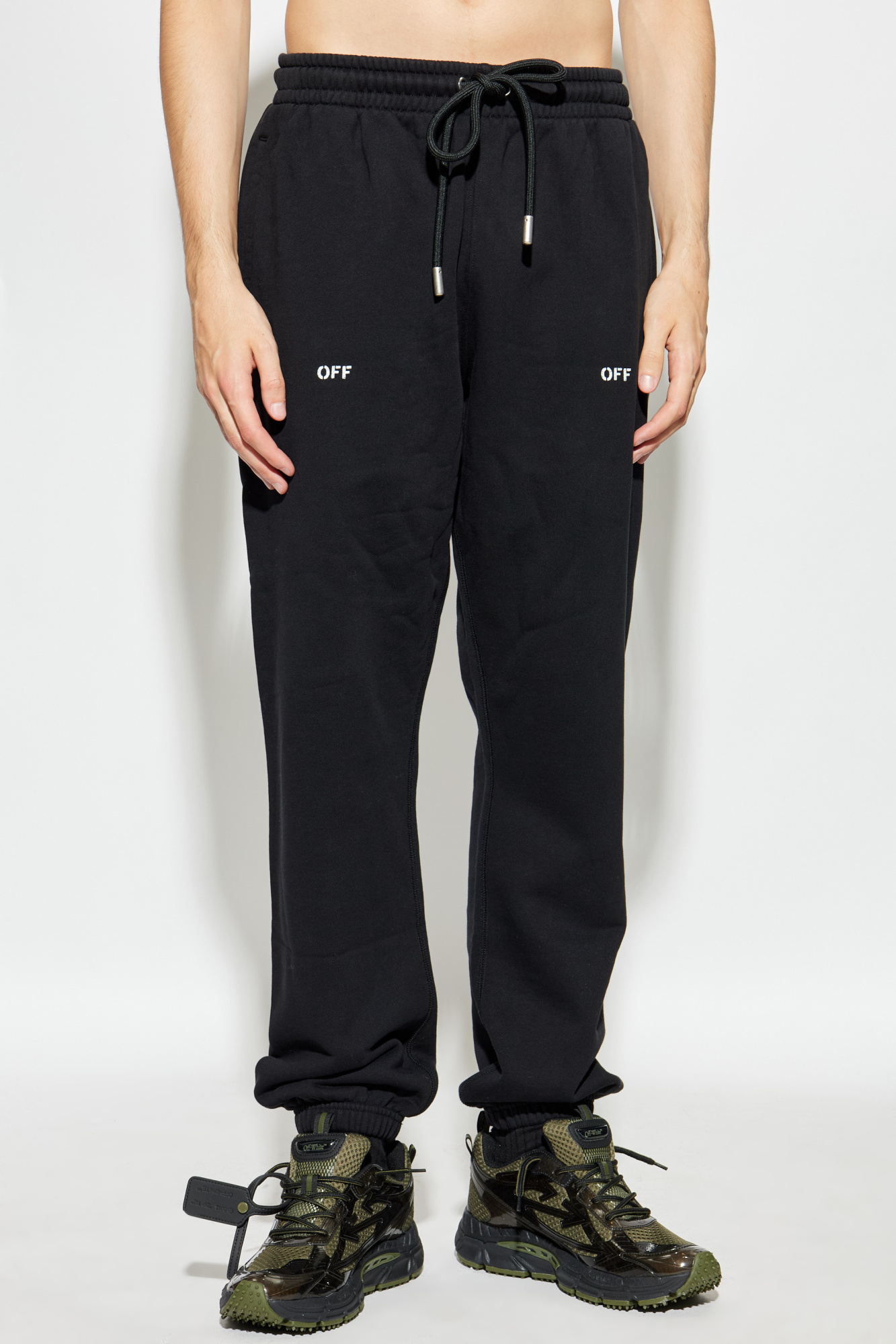 Off-White Sweatpants with logo | Men's | Vitkac
